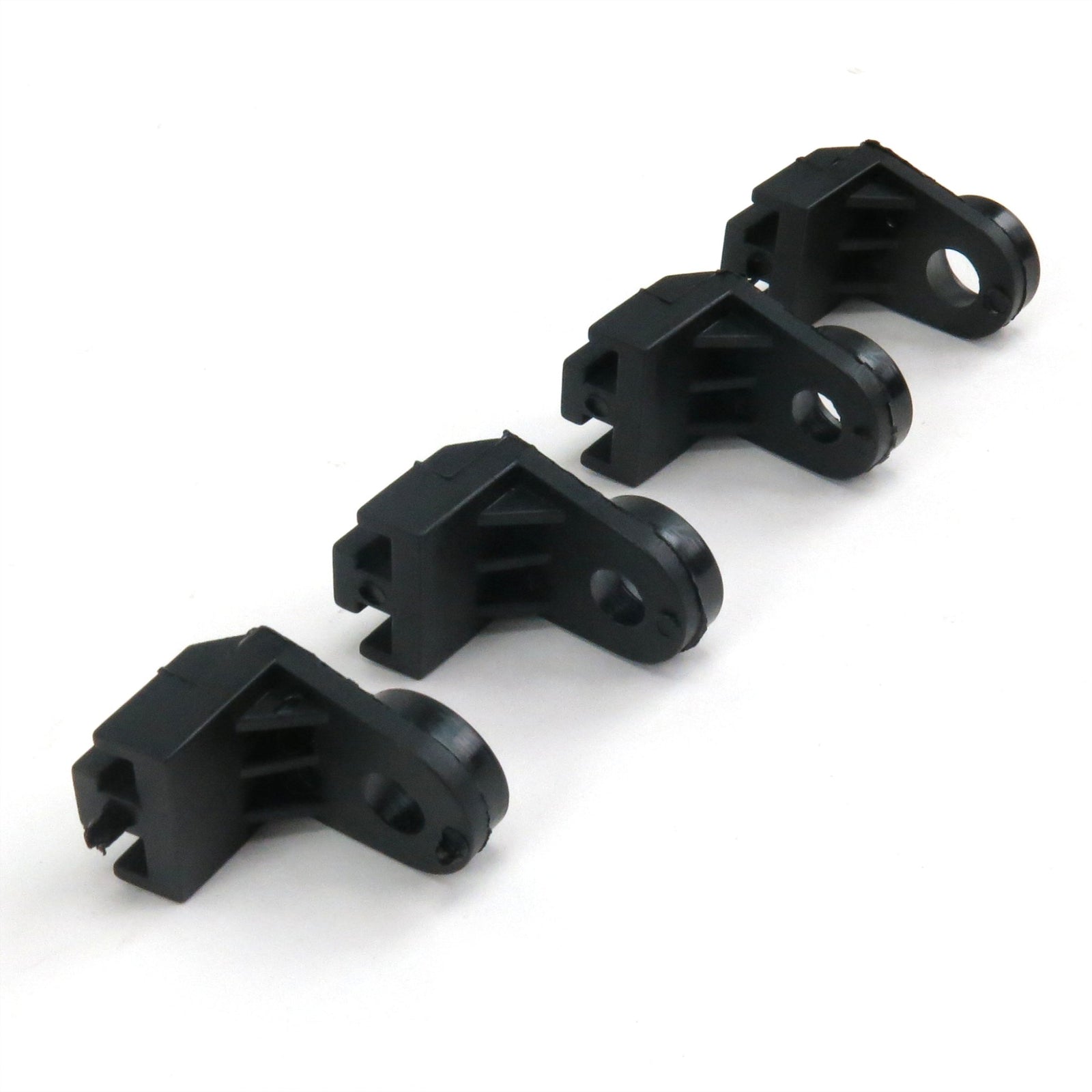 Universal Automotive Cooling Fan Black Mounting Feet (4 Brackets) - SHORT