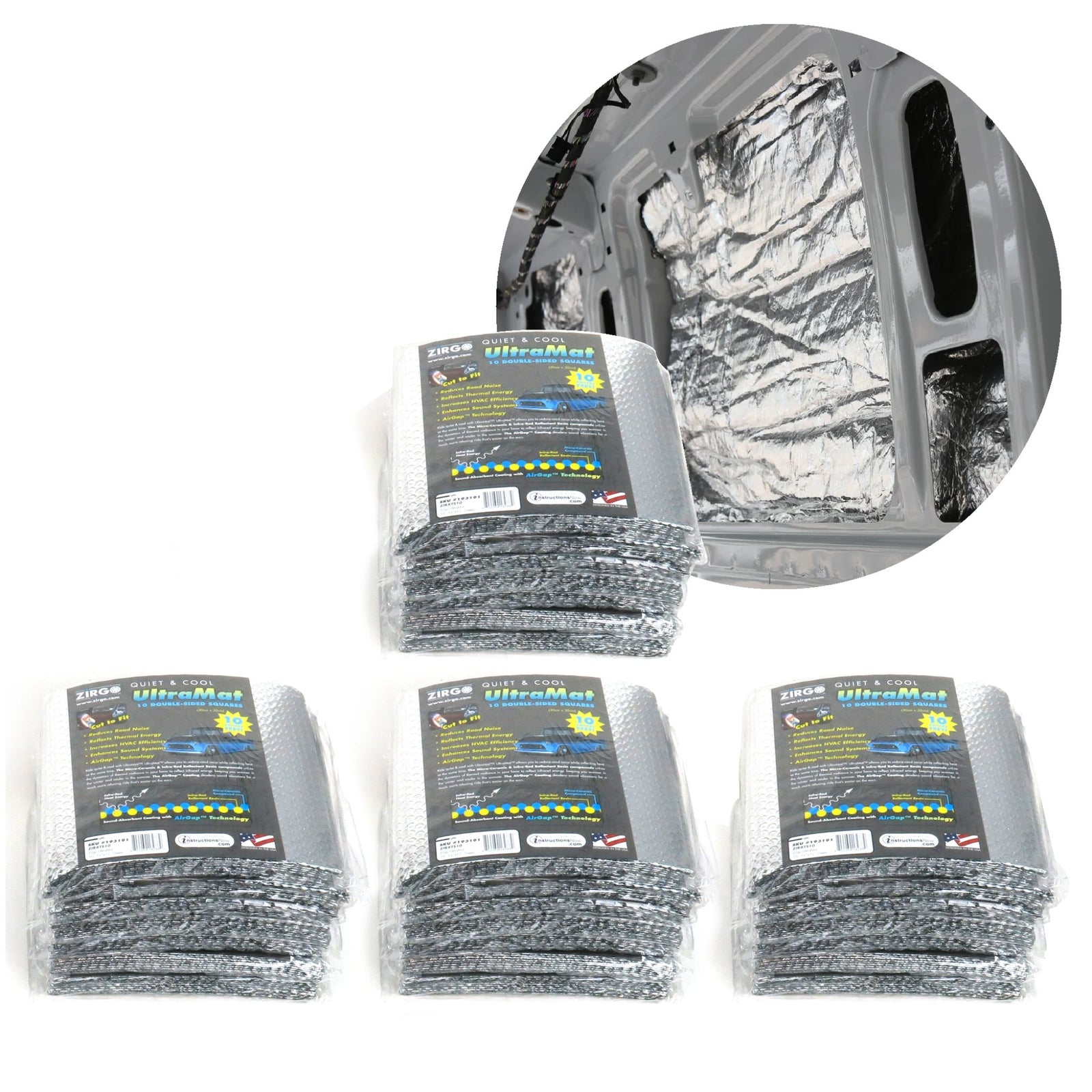 2022-Present Toyota GR86 UltraMat Sound Deadening insulation Deadener Heat 12in x 12in Sheets Double Sided Roll