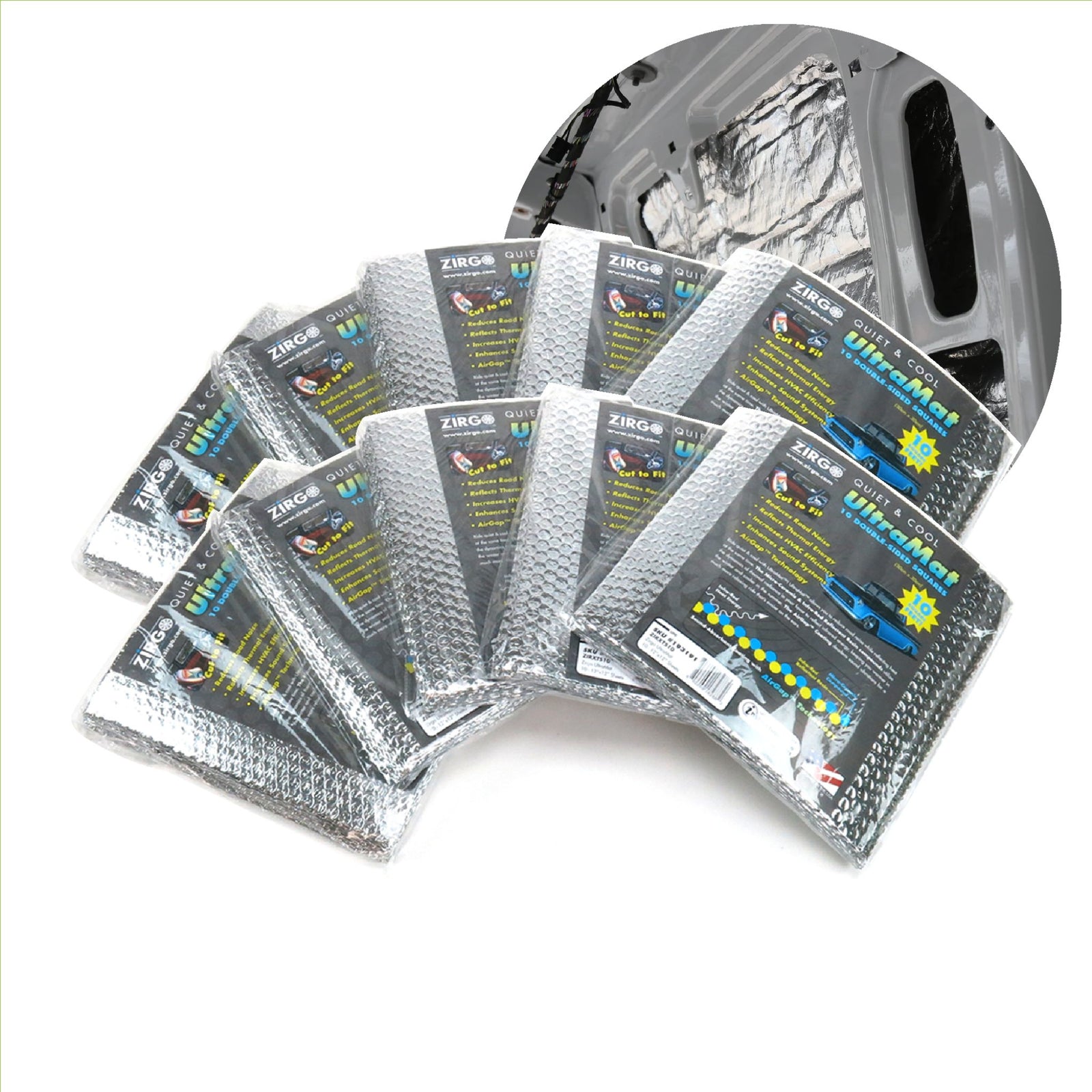 2022-Present Toyota GR86 UltraMat Sound Deadening insulation Deadener Heat 12in x 12in Sheets Double Sided Roll