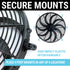 Zirgo High Performance Adjustable 16” Fan Cooling System Kit for Toyota Tundra