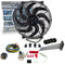 Zirgo Super Cool Pac 14" Curved S Blade Fan w/ Adjustable Temp Sensor, Relay Kit