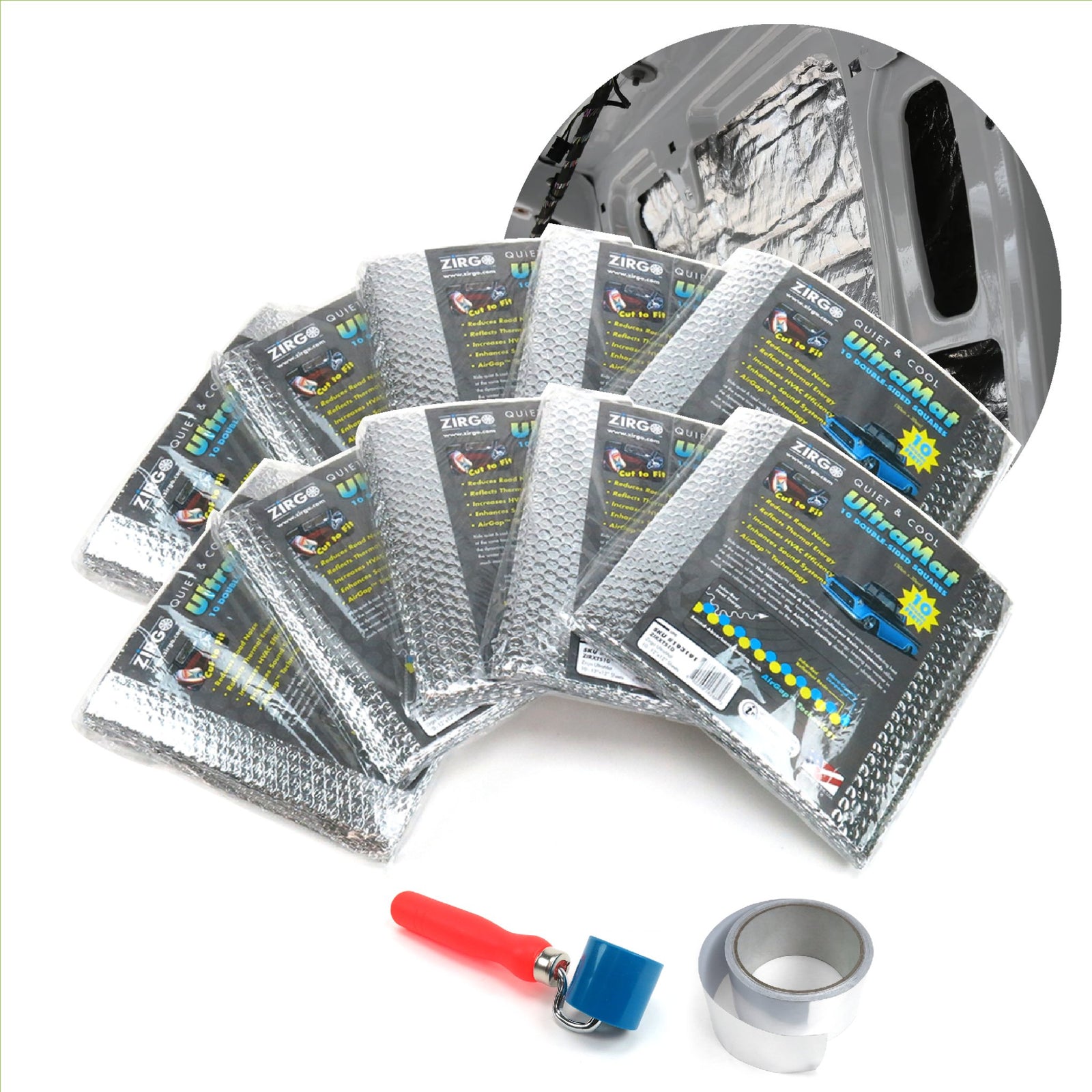 1924-1925 Chrysler Model B-70 UltraMat Heat and Sound Barrier Sheet Pro Kits, Model B-70