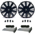 Zirgo Super Cool Pac 2 9” Performance Fans w/ Adjustable Temp Sensor, Relay Kit