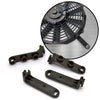 Universal Automotive Cooling Fan Black Mounting Feet (4 Brackets) - LONG