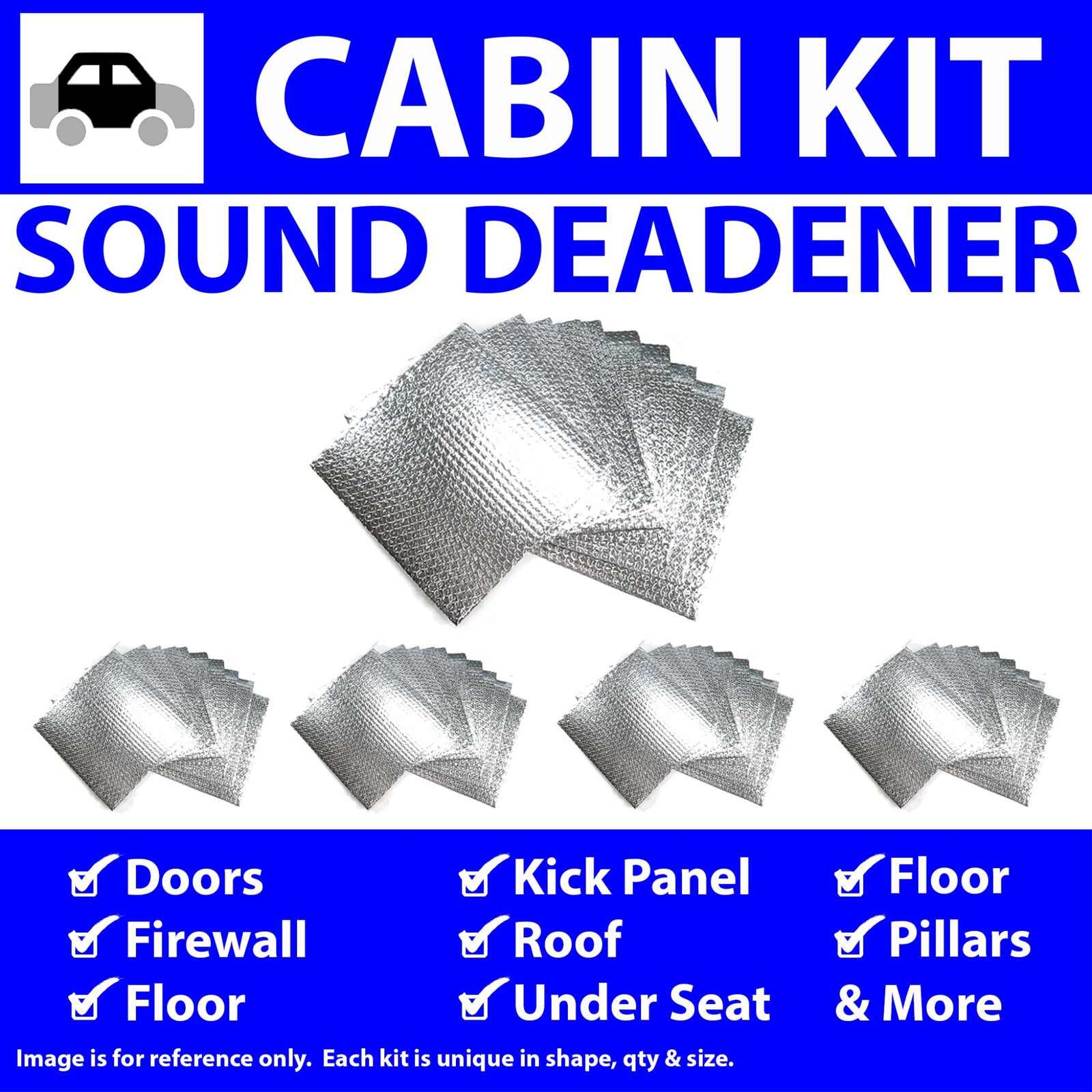 1976-1978 Mazda Cosmo / RX-5 UltraMat Sound Deadening insulation Deadener Heat In Cabin Kit