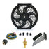 Zirgo Super Cool Pack 10" S Blade Fan - Complete Performance Cooling Kit 12V DC