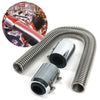 Zirgo Universal Fit Corrugated Stainless Steel 24” Radiator Hose - UltraHose SBC