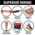 Relay / Harness Fan Combo Pack with 40A 5-Pin SPDT Relay & 4-Pin Socket Harness