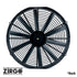 16" Zirgo 2803 fCFM High Torque Straight Blade Performance Radiator Cooling Fan