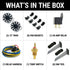 Zirgo Super Cool Pack 2 12" Performance Straight Blade Fan Temp Sensor Relay Kit