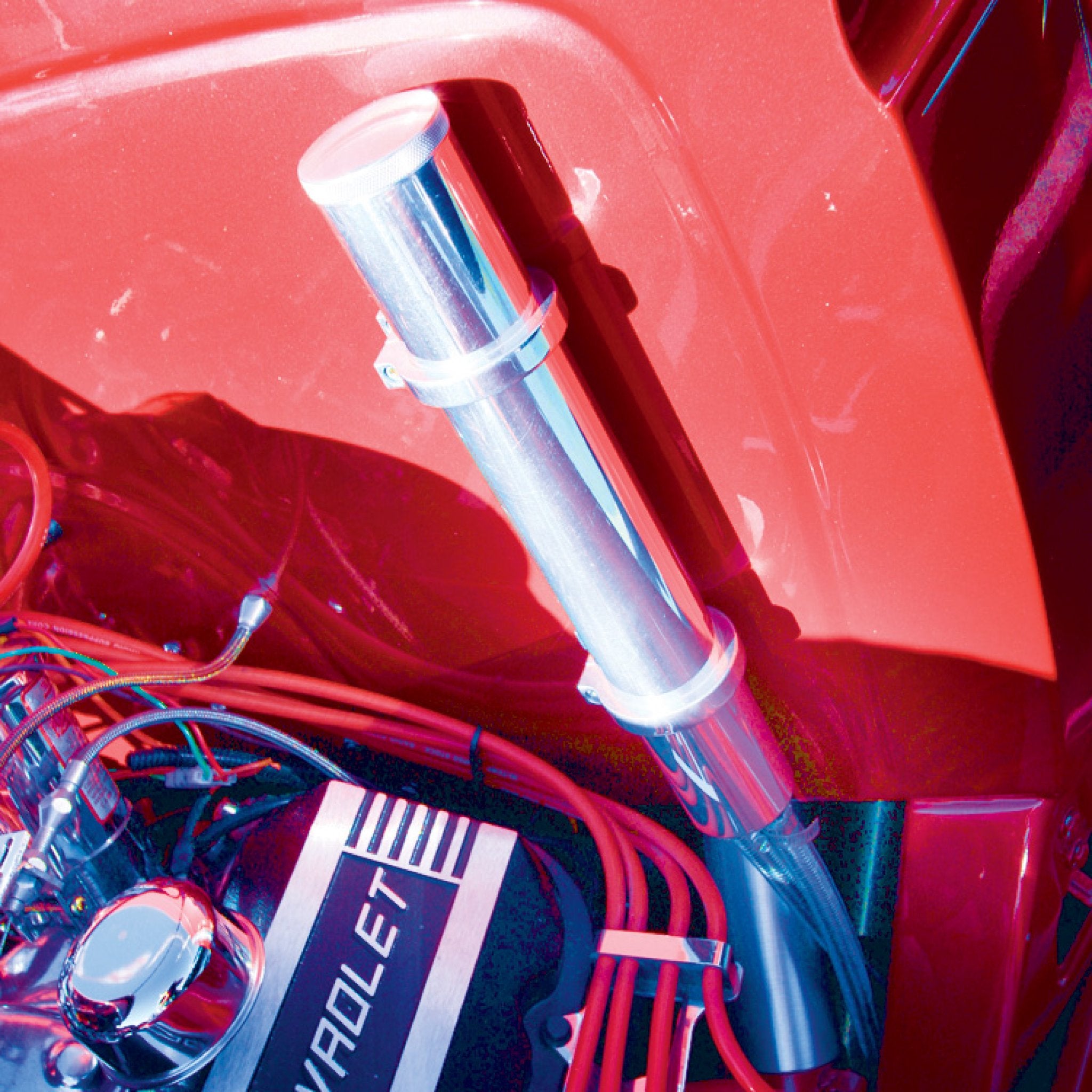 1901-1907 Oldsmobile Model F-29 17" Polished Billet Aluminum Radiator Coolant Overflow Puke Tank