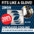 Zirgo Super Cool Pack 10" S Blade Fan - Complete Performance Cooling Kit 12V DC