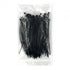 4” Black Heavy Duty Cable Zip Ties - 100 Pack Self Locking Wire Tie Wraps