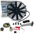 Zirgo Super Cool Pac 10" Straight Blade Fan w/ Adjustable Temp Sensor, Relay Kit