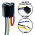 Dual Electric Cooling Fan Relay Kit - Temp Sensor, Relays, Harnesses & Zip Ties