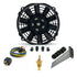 Zirgo Super Cool Pack 8" Performance Straight Blade Fan w/Temp Sensor, Relay Kit