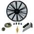 Zirgo Super Cool Pack 16" Straight Blade Fan - Complete Performance Cooling Kit