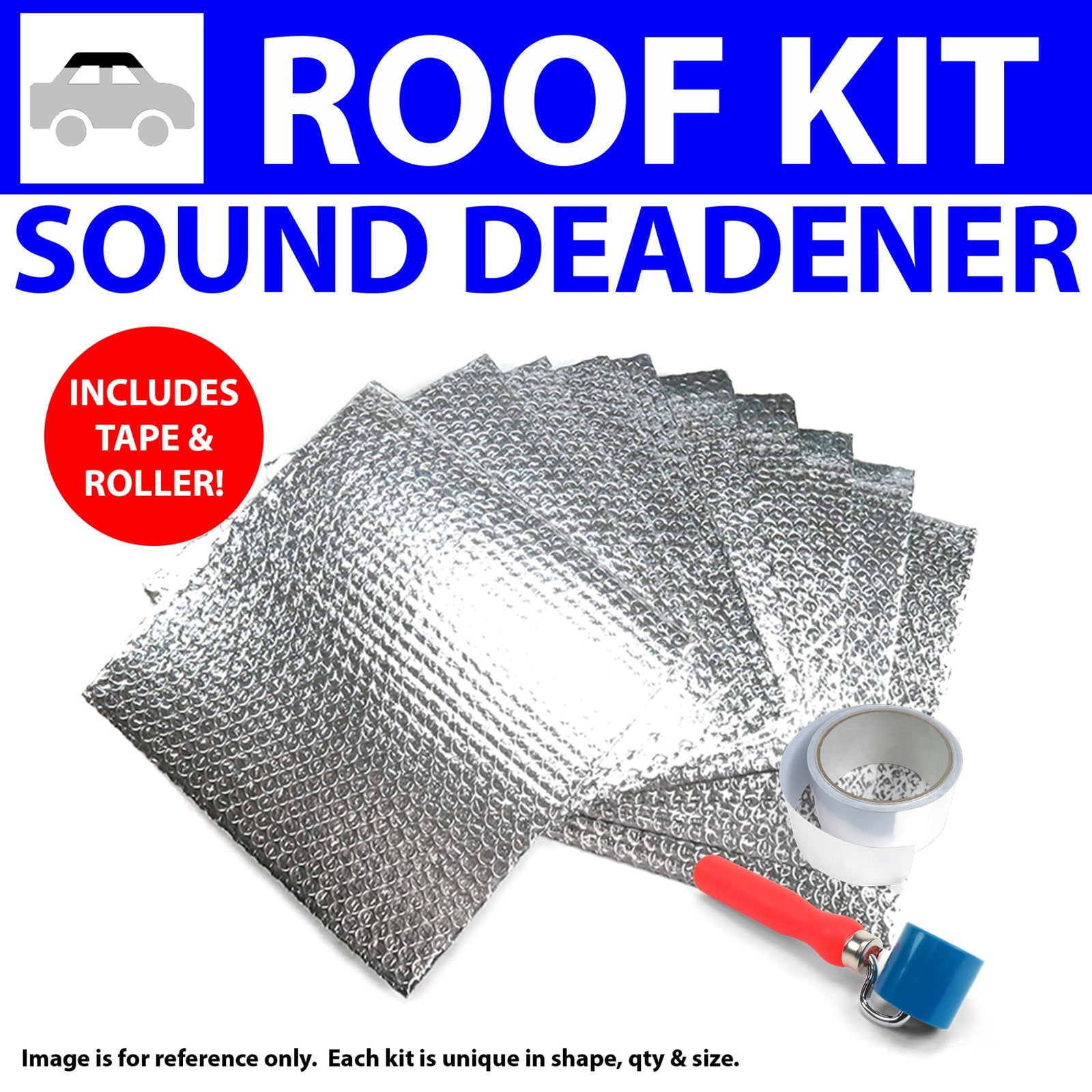 1999-2002 Daewoo Leganza UltraMat Sound Deadening insulation Deadener Heat Roof Kit