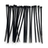 4” Black Heavy Duty Cable Zip Ties - 100 Pack Self Locking Wire Tie Wraps