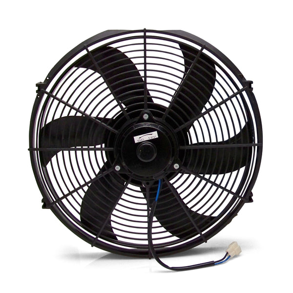 10" Zirgo 1019 fCFM High Performance Black Curved “S” Blade Radiator Cooling Fan