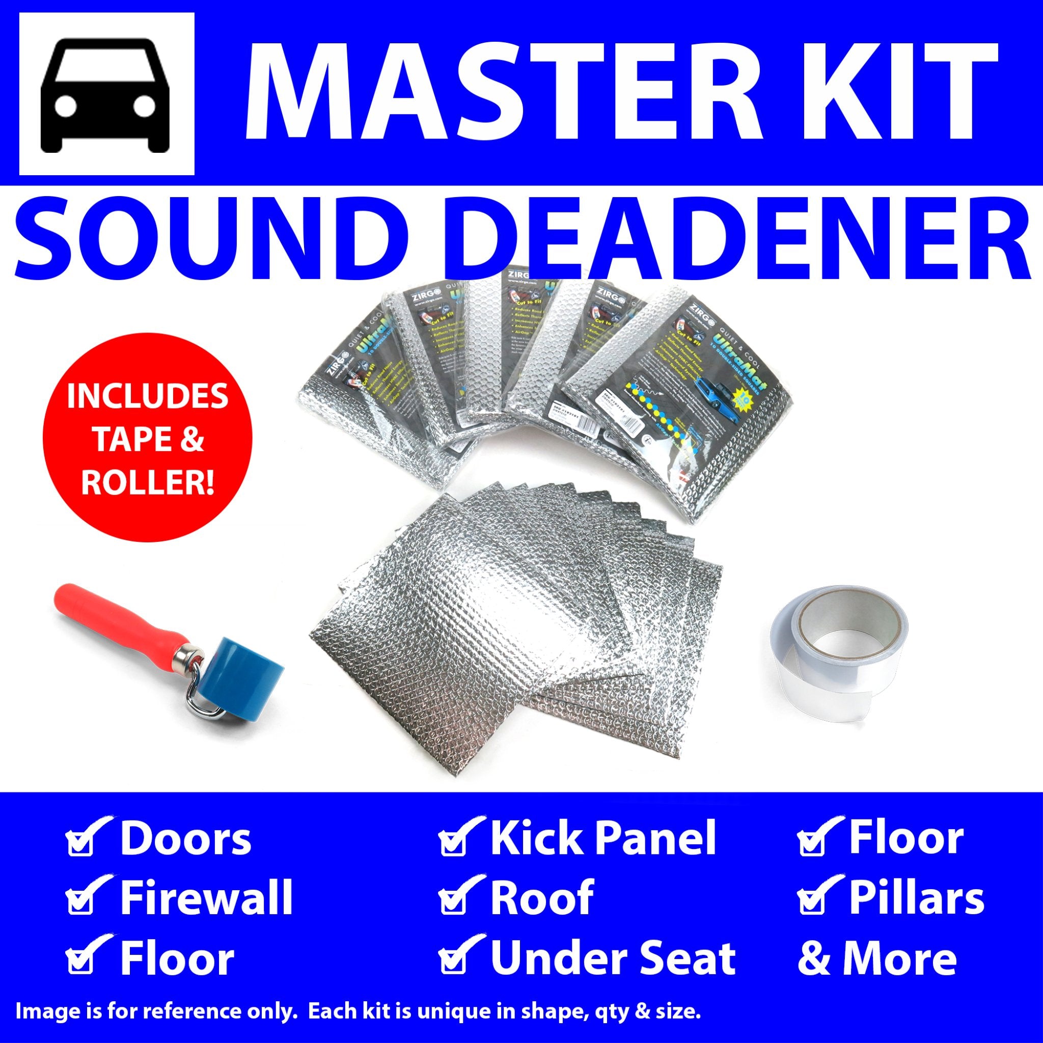 1901-1907 Oldsmobile Model B UltraMat Sound Deadening insulation Deadener Heat Master Kit , Model B